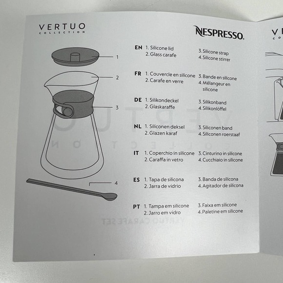 Nespresso Kitchen New Nespresso Vertuo Next Collection Carafe Set